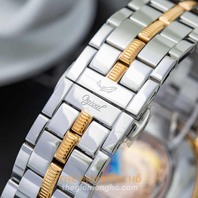 Ogival Đại Bàng OG358.31AG42SR-T (Nam-Máy cơ-Sapphire-42mm)