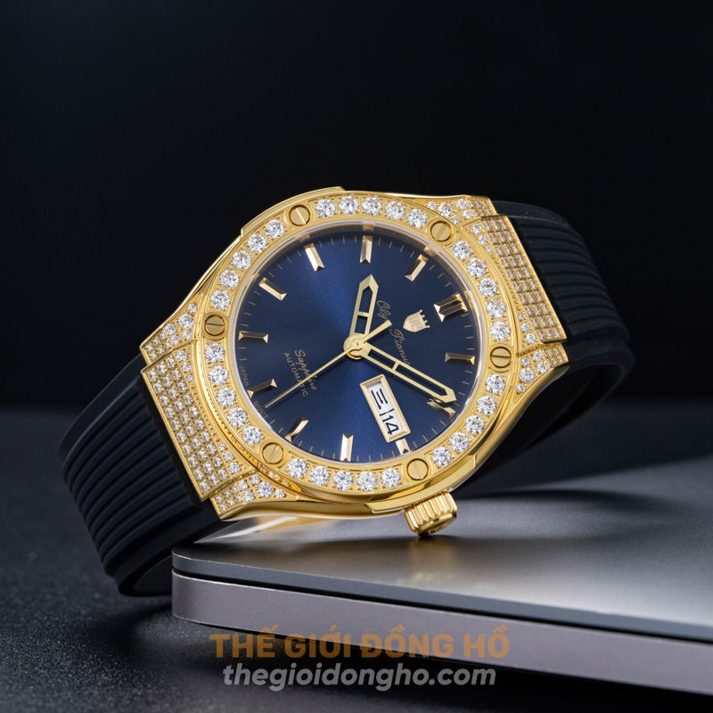 Olym Pianus OP990-45ADDGK-GL-Xanh (Nam-Máy cơ-Sapphire-42mm)