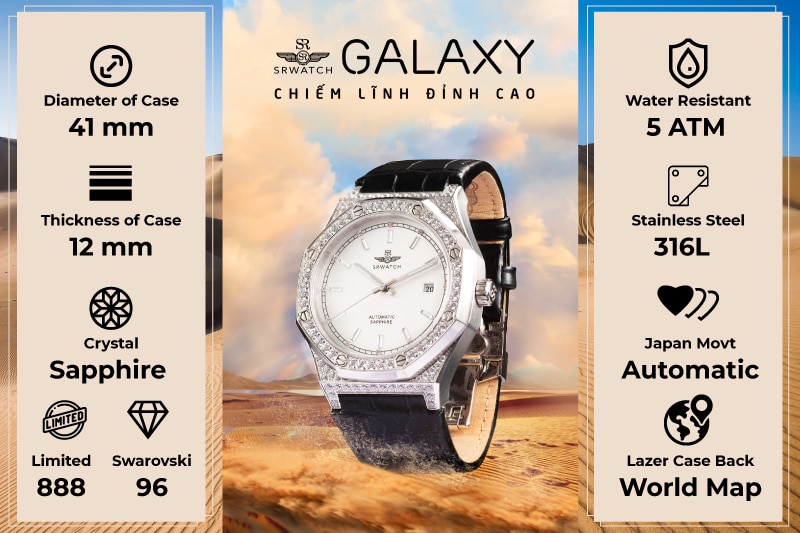 srwatch galaxy sg99993.4102 thế giới đồng hồ