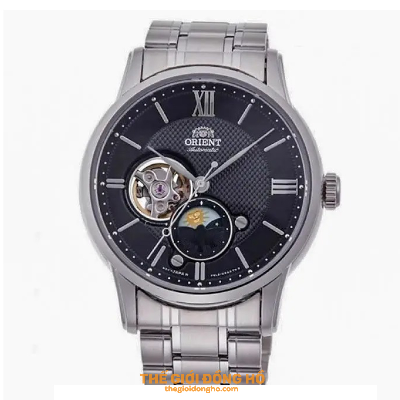 Orient SUN and MOON RA-AS0101S10B (Nam-Máy cơ-Kính cứng-42mm)