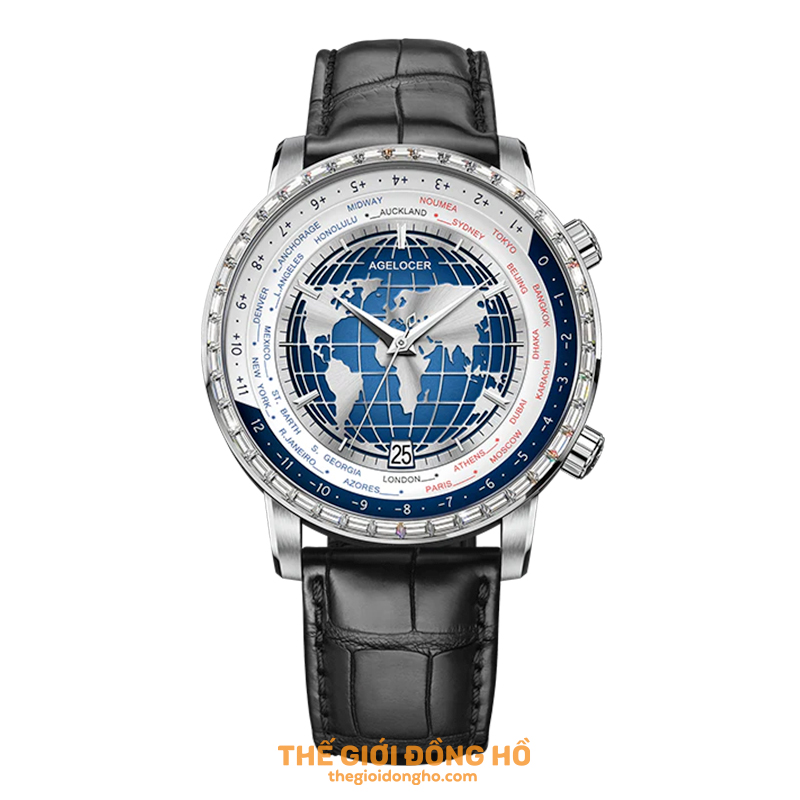 Agelocer Universal Time Collection 5201F2 (Nam-Máy cơ-Sapphire-42mm)