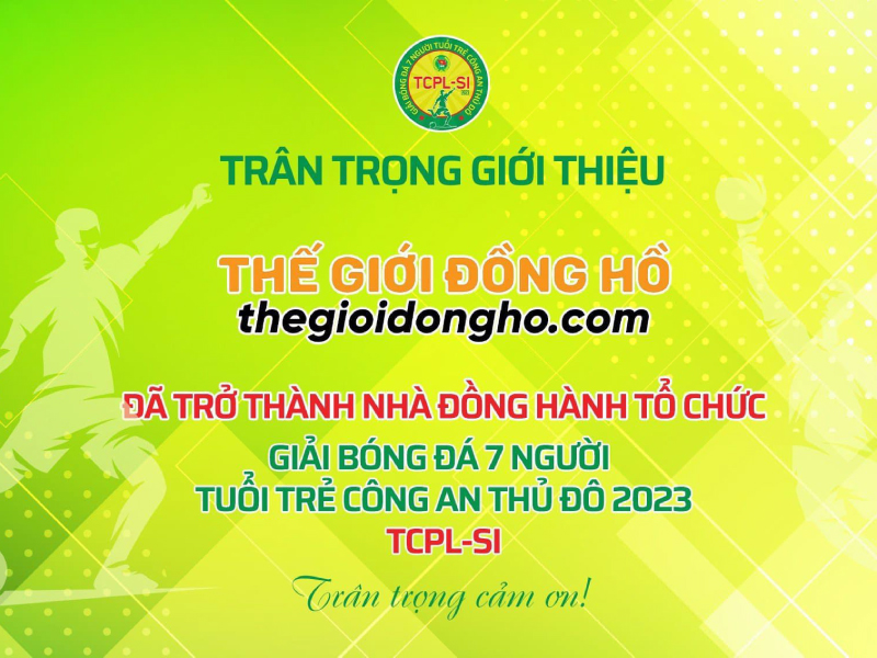 thế giới đồng hồ tuổi trẻ công an thủ đô