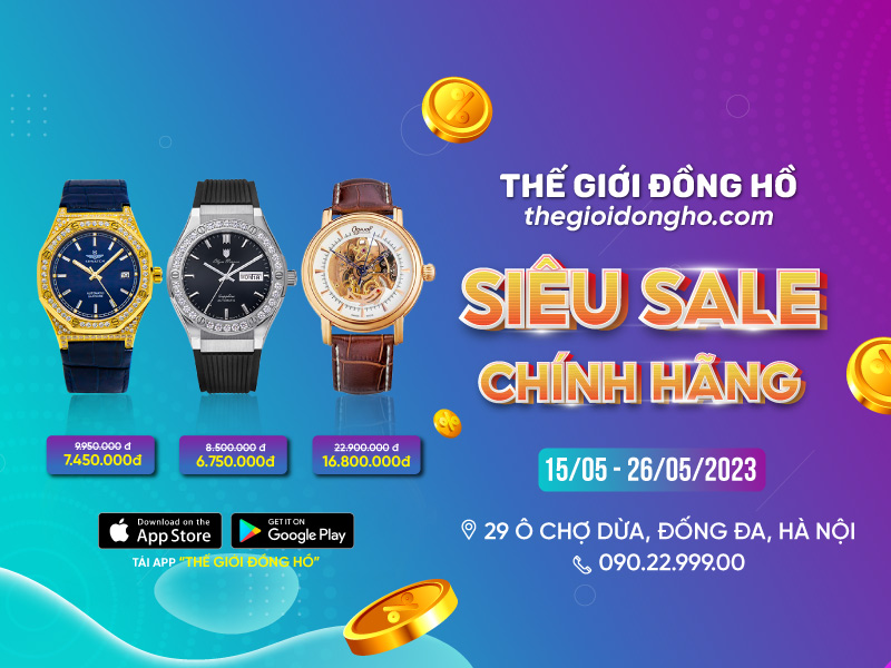 siêu sale chính hãng thế giới đồng hồ