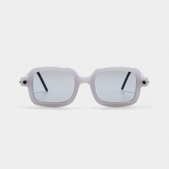 Kính mắt Kuboraum p2 trắng mắt trắng