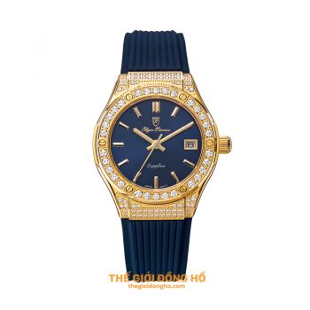 Olym Pianus OP990-45DDLK-GL-X (Nữ-Máy pin-Sapphire-34mm)