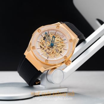 Olym Pianus OP990-45.24ADGR-GL-Đen (Nam-Máy cơ-Sapphire-42mm)