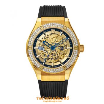 Olym Pianus OP990-45.24ADGK-GL-Đen (Nam-Máy cơ-Sapphire-42mm)