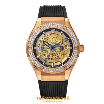 Olym Pianus OP990-45.24ADGR-GL-Đen (Nam-Máy cơ-Sapphire-42mm)