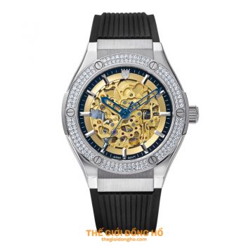 Olym Pianus OP990-45.24ADGS-GL-Đen (Nam-Máy cơ-Sapphire-42mm)