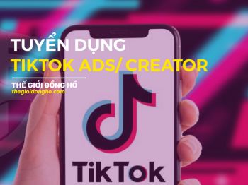Tuyển dụng vị trí Tiktok tại Thế Giới Đồng Hồ (thegioidongho.com)